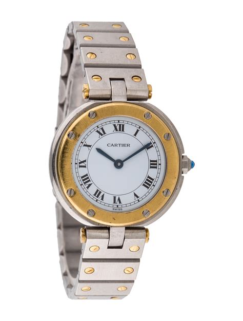 cartier two tone|cartier two tone women's watch.